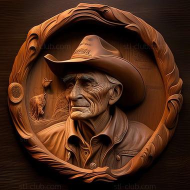 3D model Will Hickok Lowe American artist (STL)